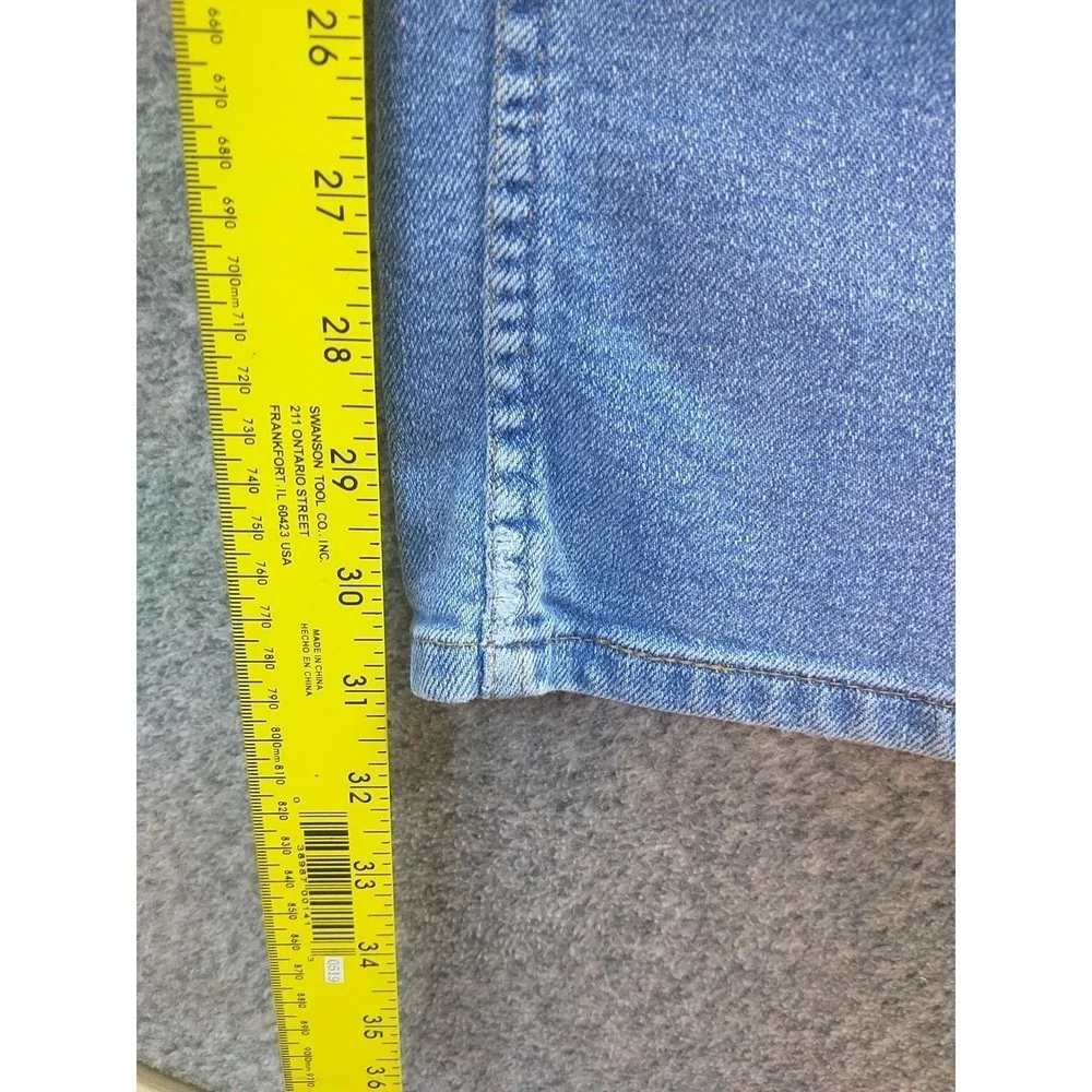 Levis Action Slacks Mens 36x31 Light Wash Blue Denim Straight Leg Jeans Vintage